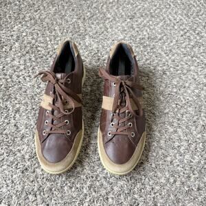 Ecco Men’s Spikeless Golf Shoes Size 45 US 11-11.5 Suede Leather Brown